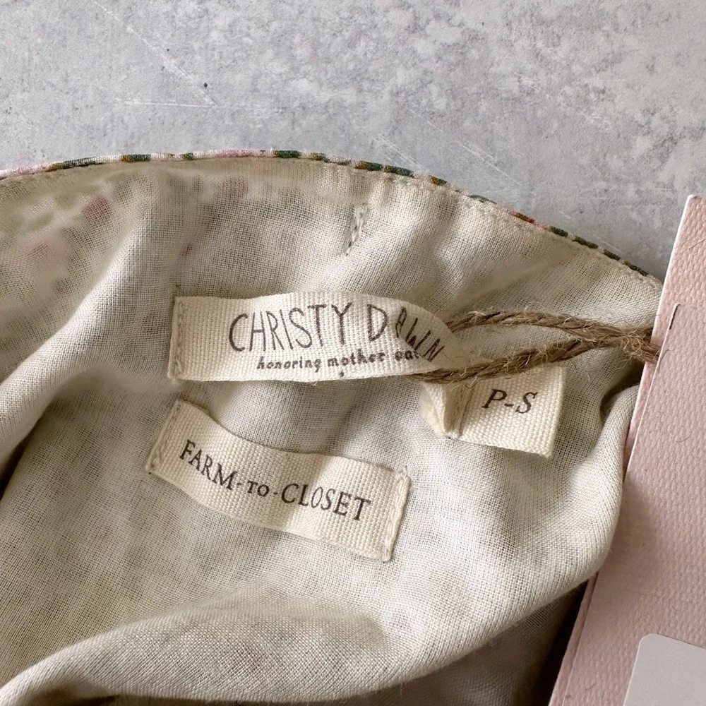 Christy Dawn Adele Dress Strawberry Cream - Picture 4 of 7